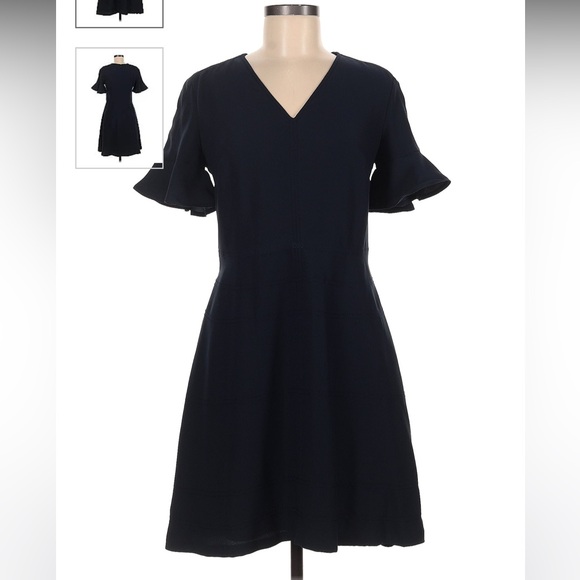 Banana Republic Casual Dress Fit and Flare V-Neck - Picture 1 of 6